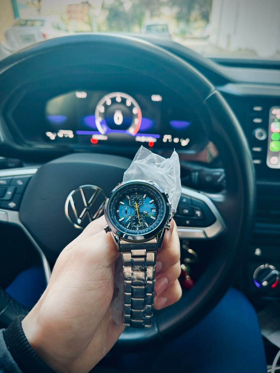 ساعة الملاك الأزرق الرجالية اليابانية